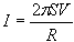 current applied at outer electrodes