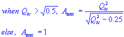 Amax constant