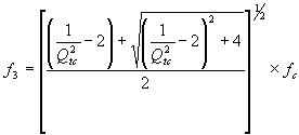 minus three decibel half power frequency