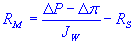 membrane resistance