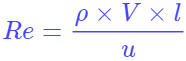 Reynolds number equation