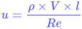 Reynolds number equation solving for viscosity